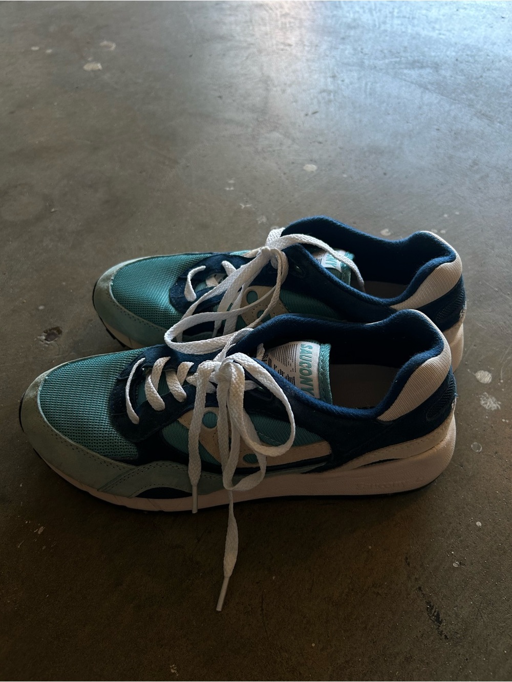Saucony Teal and Navy Women's Athletic Sneakers